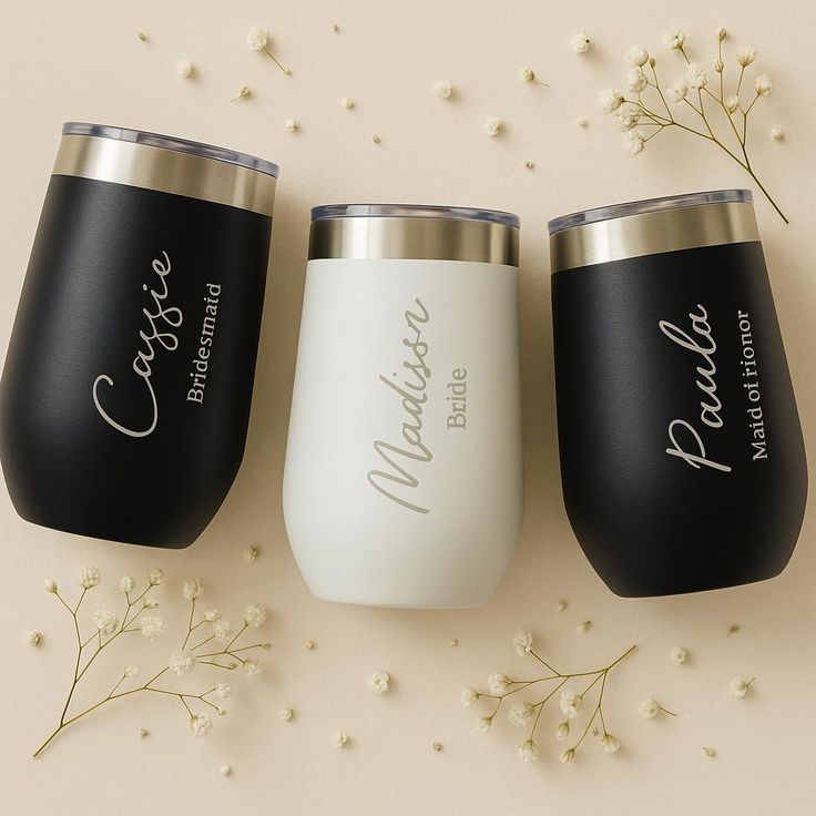 Personalized Bridal Party Tumblers